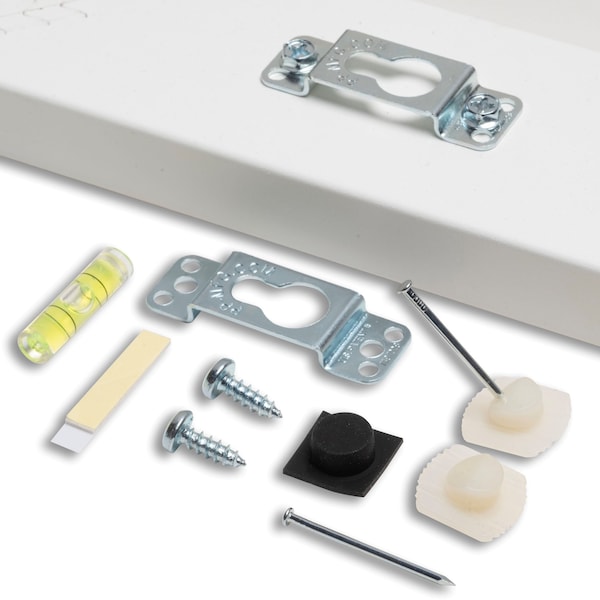 Fletcher-Terry Fletcher No-Wire Hanging Kit, Hang Wall Art up to 50 Pounds, 25PC 143009228 - main
